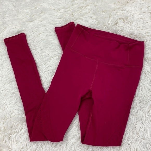 Lululemon Reveal Tight Interconnect *25.5" Ruby Red - Picture 1 of 8